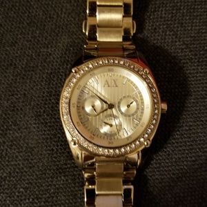 A/X Armani Exchange Gold Watch